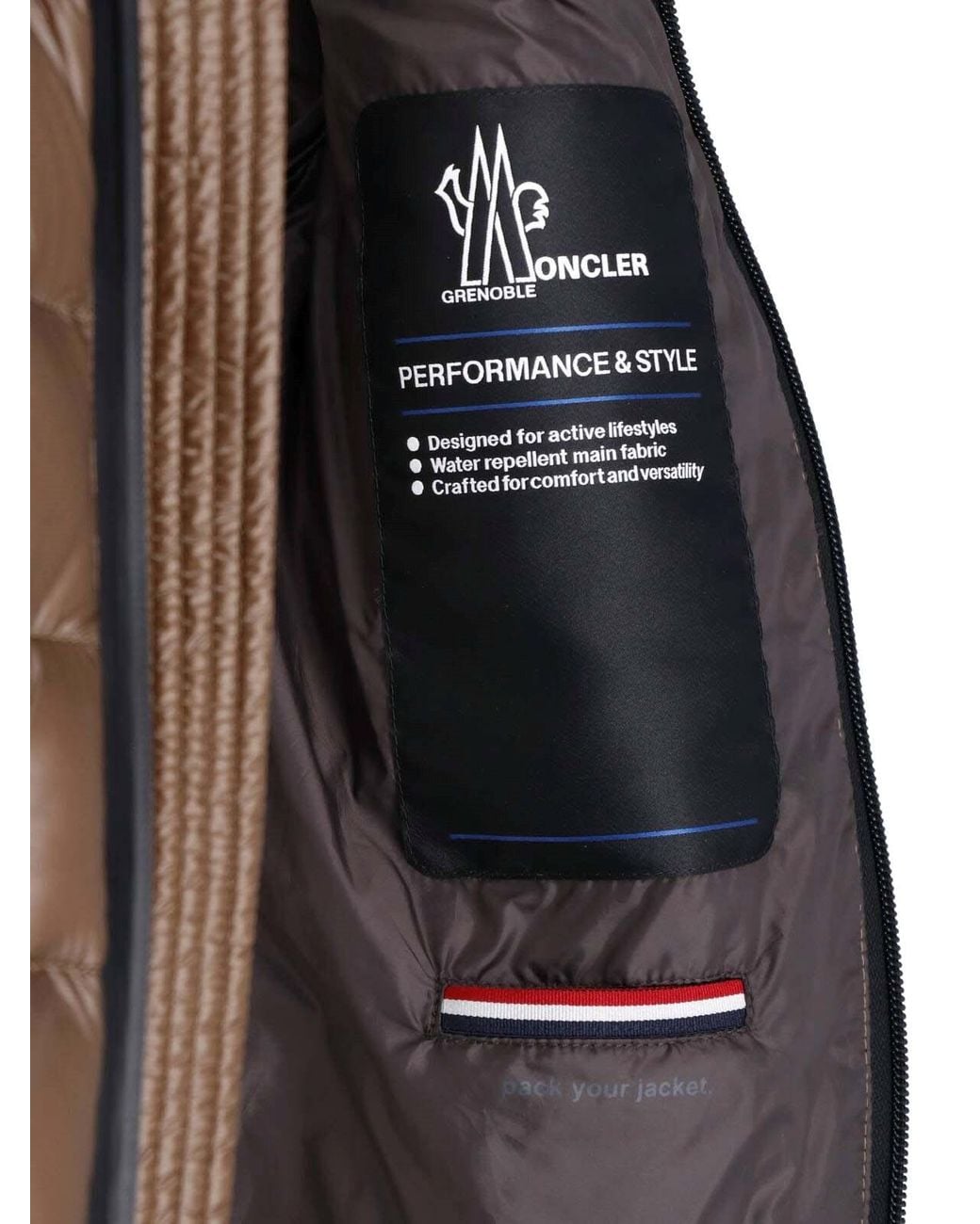 Giacca Da Sci "Hers" di Moncler in Brown da Uomo