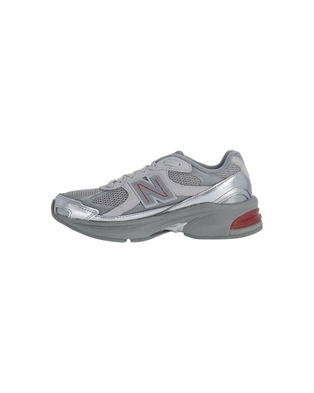 New Balance Gray Sneakers Leather