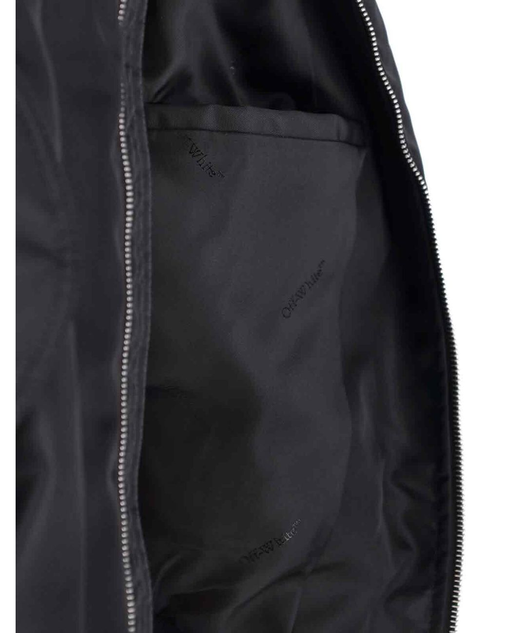 Off-White c/o Virgil Abloh Black Bomber Logo for men