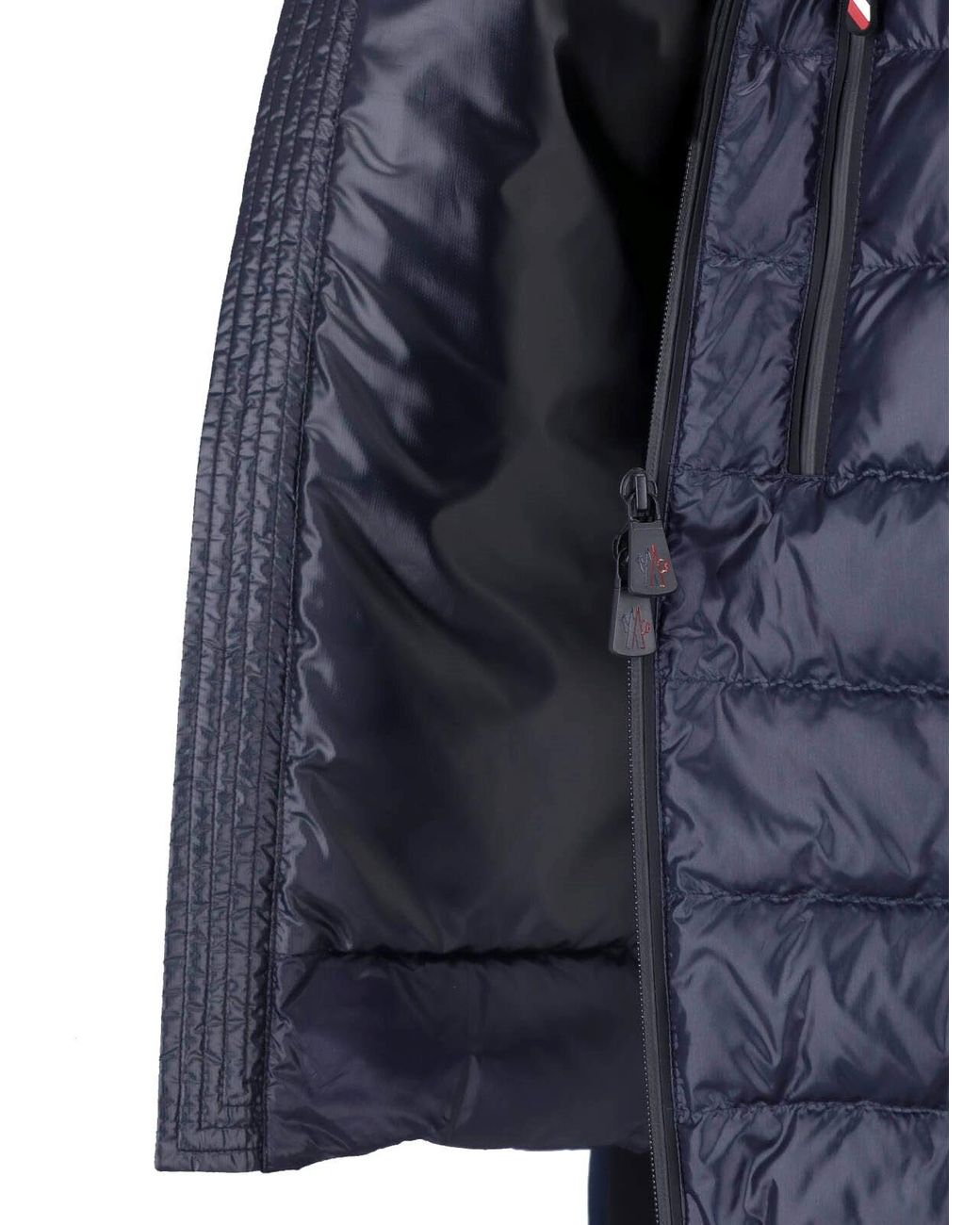 Moncler Blue Padded Zip Cardigan for men