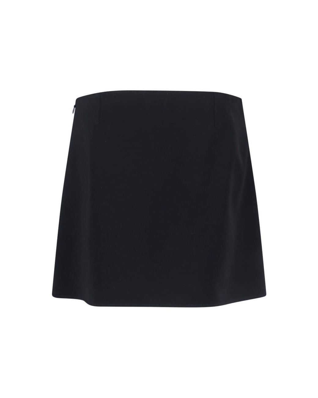 Courreges Blue Logo Mini Skirt
