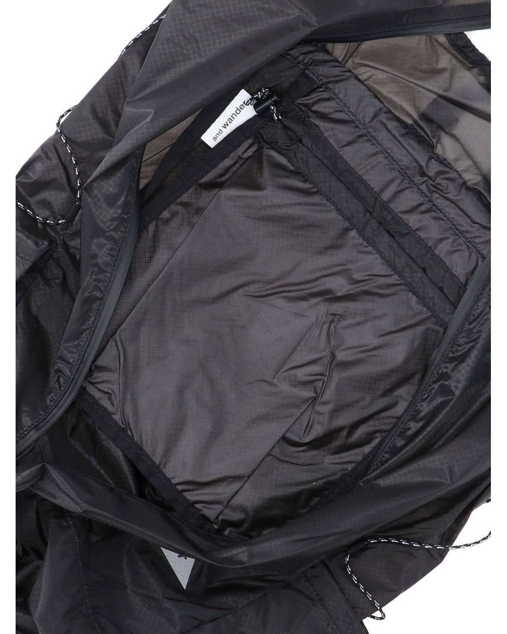 And Wander Black 98 Sil Daypack Backpack for men