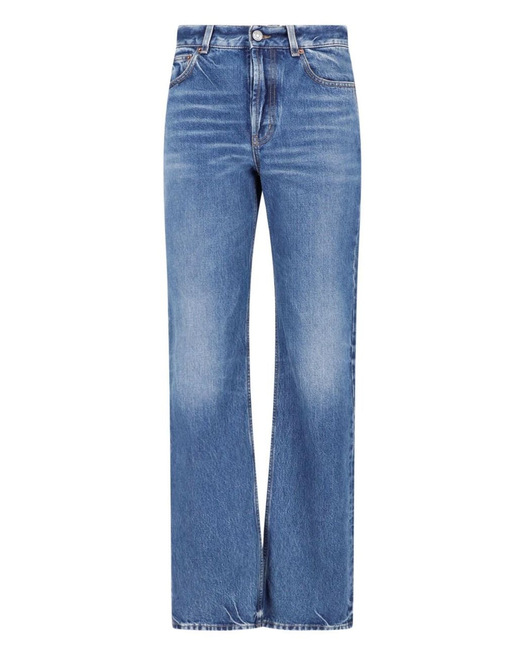Saint Laurent Blue Straight Jeans