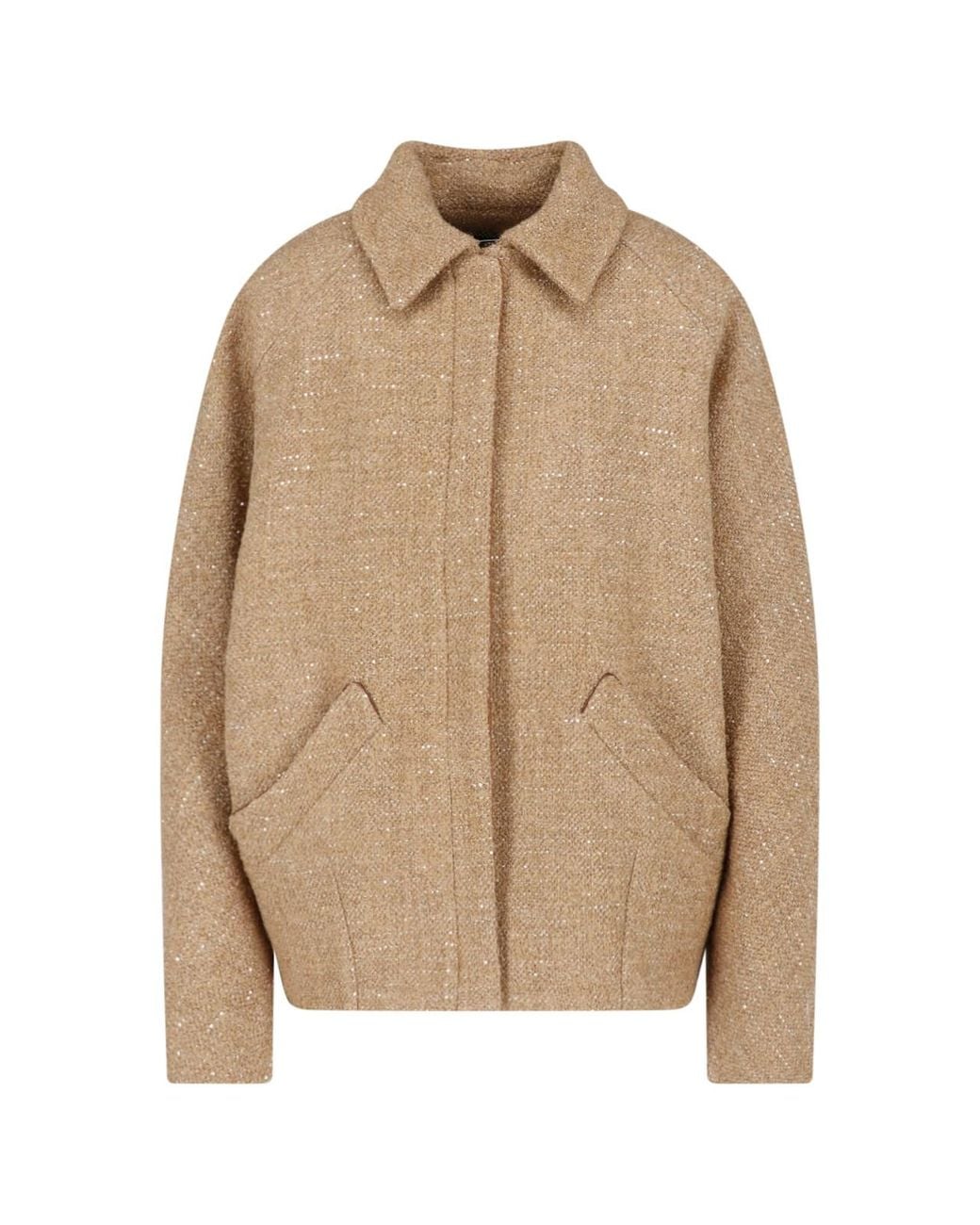 Kiton Natural Bouclé Jacket