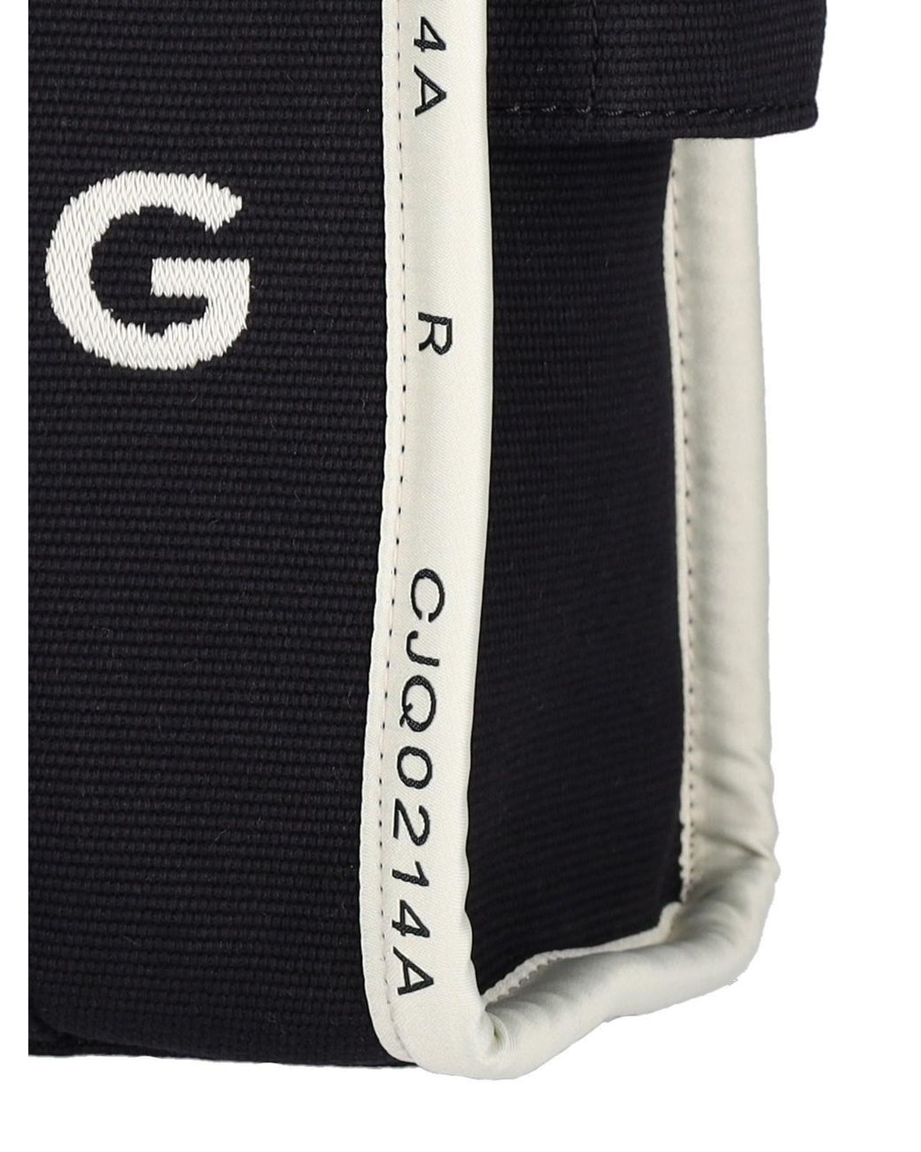 Marc Jacobs Black The Tote Bag Medium Cotton Tote