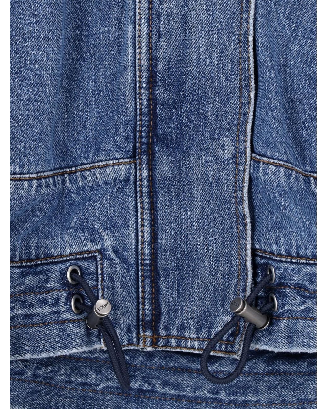 Loewe Blue Denim Bomber Jacket