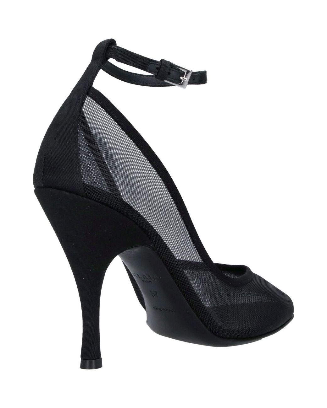 Alaïa Black Mesh Décolleté Pumps