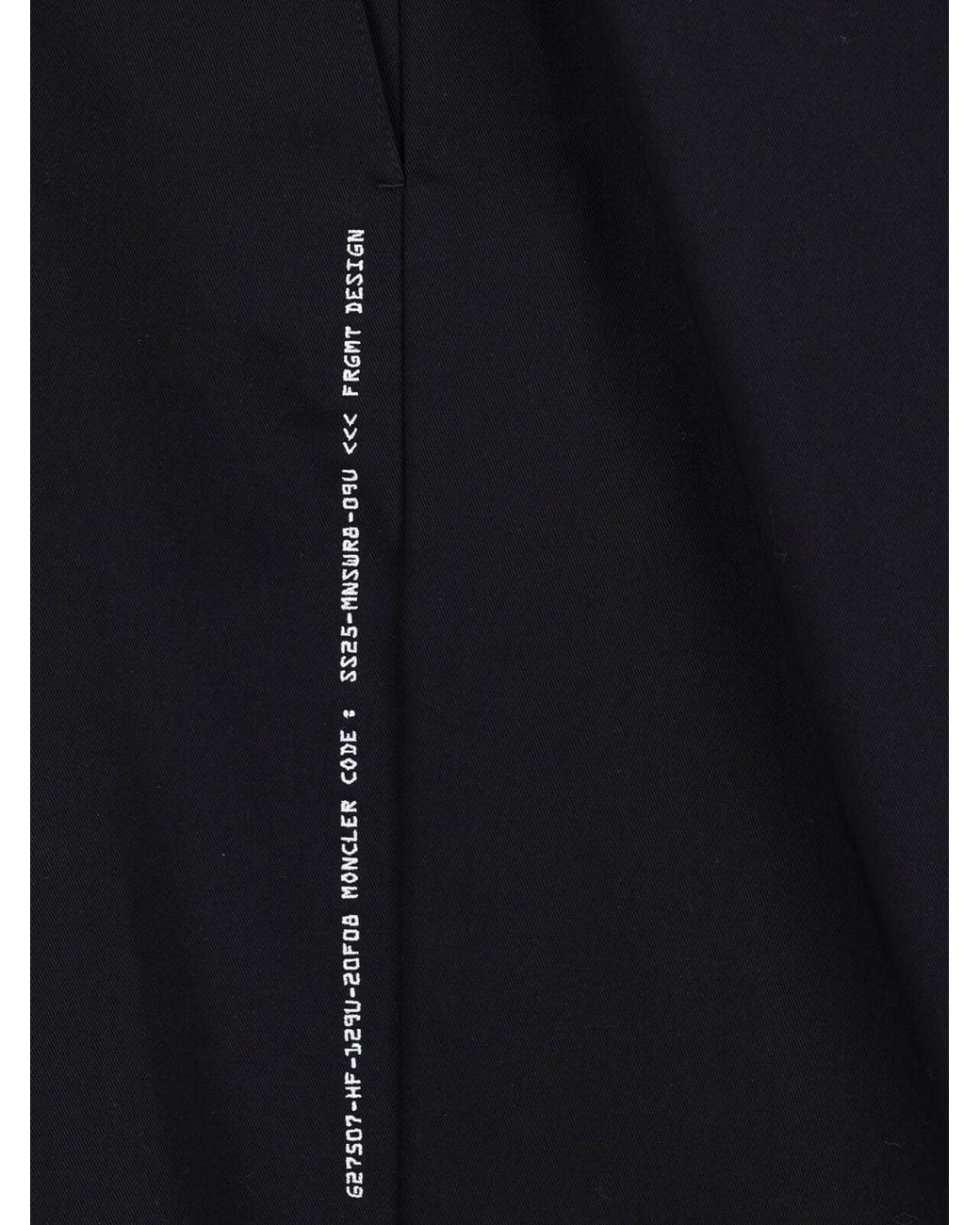 Moncler Genius Blue Tailored Straight-Leg Trousers for men