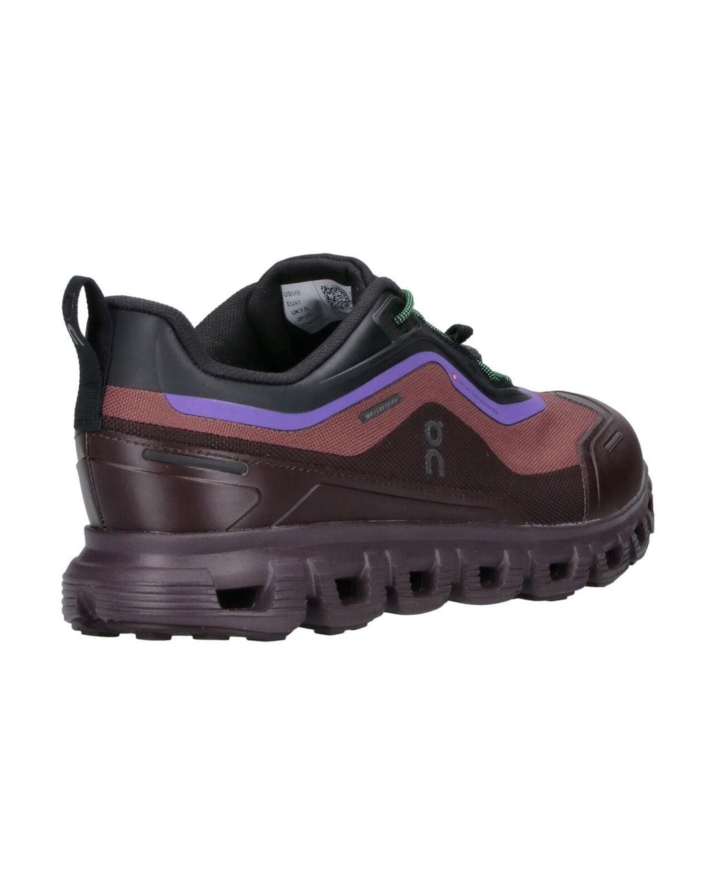 On Shoes Purple Sneakers "Cloud 6 Geo Waterproof" for men