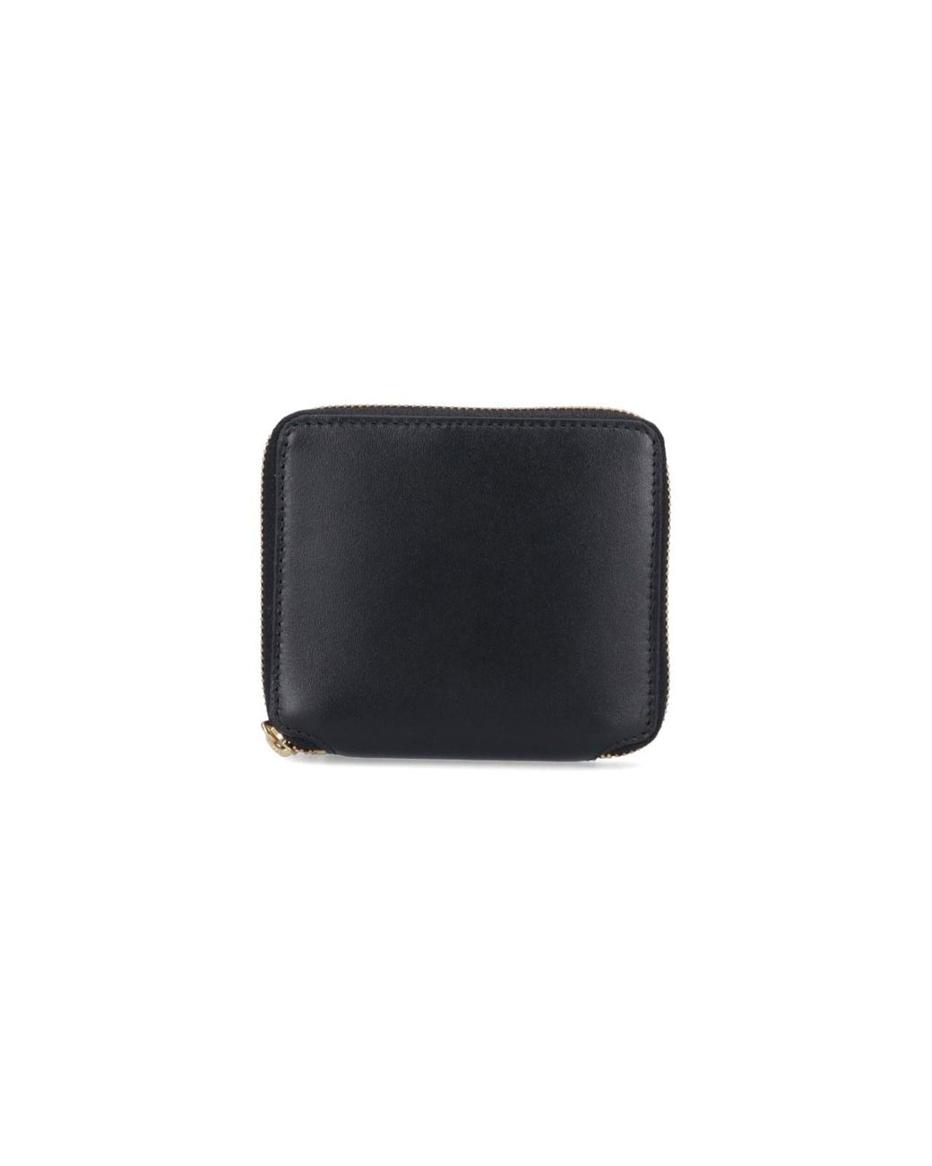 Comme des Garçons Black Leather Zip-Around Wallet