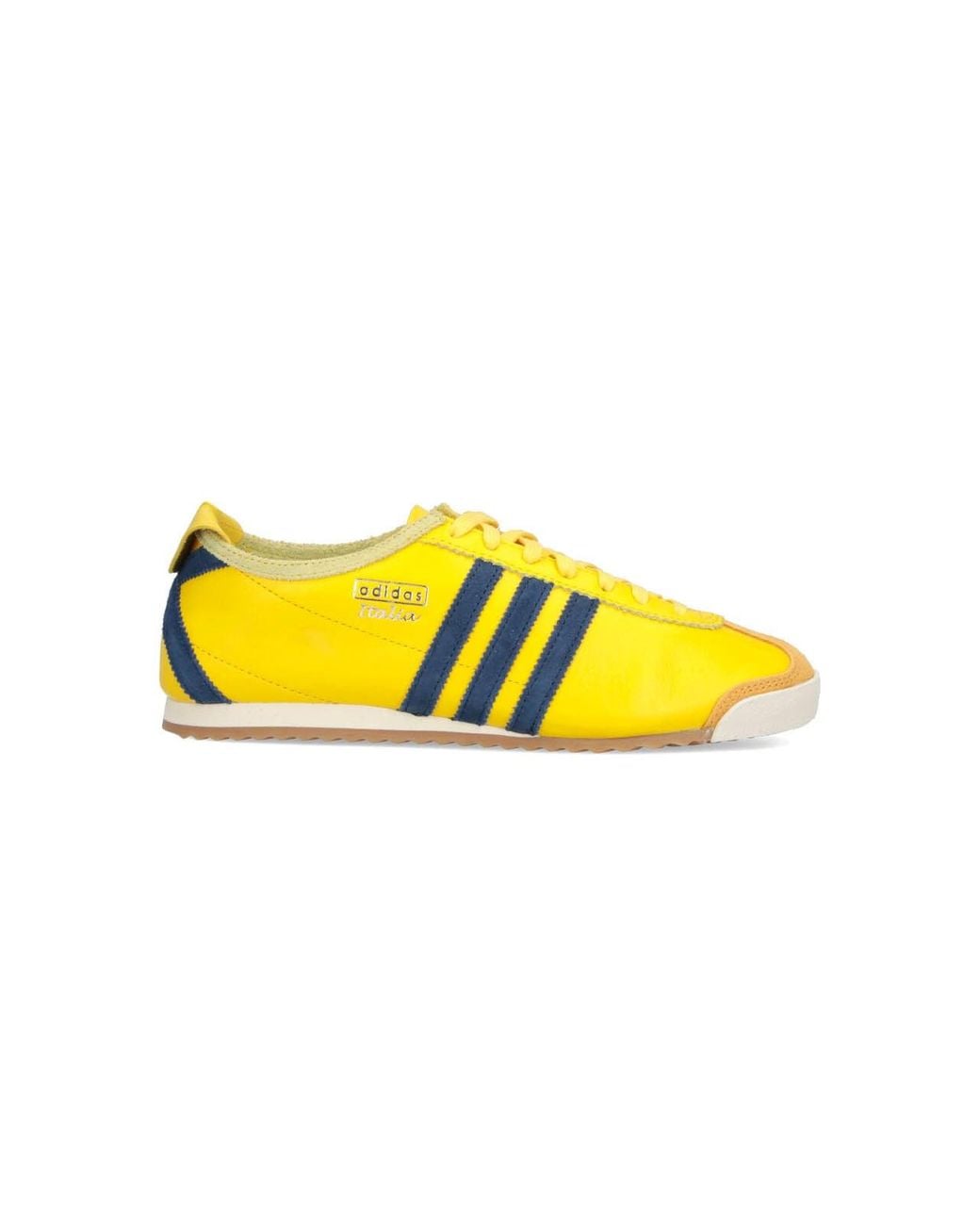 Adidas Yellow Low-Top Sneakers