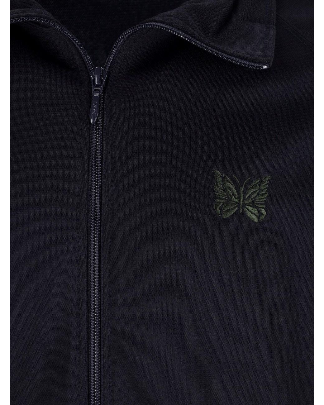 Needles Blue Zip Sweatshirt for men