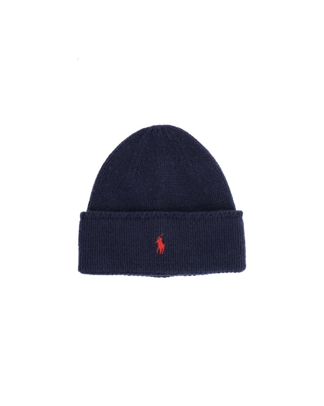 Polo Ralph Lauren Blue Knit Beanie Hat