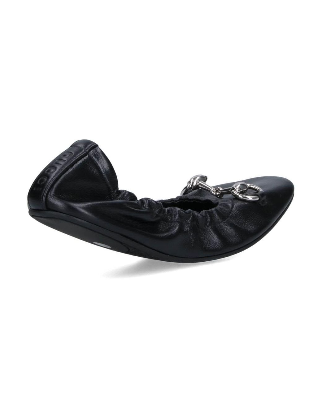 Gucci Black Ballet Flats "Prima"