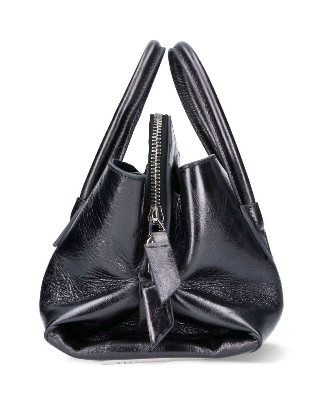 The Attico Black "La Passeggiata" Mini Bag