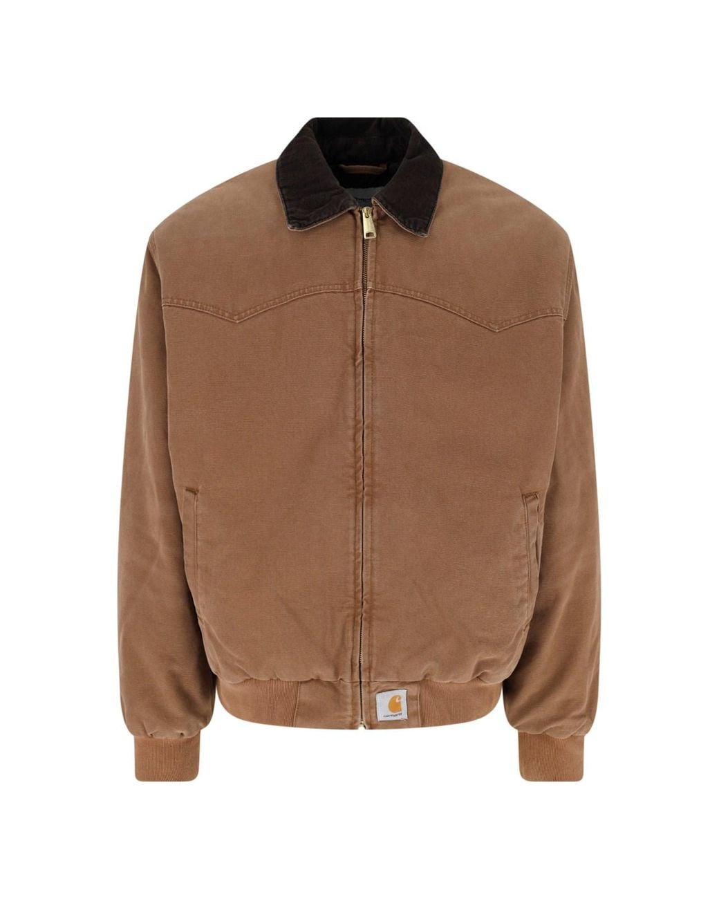 Carhartt Brown Organic Cotton Work Jacket for men