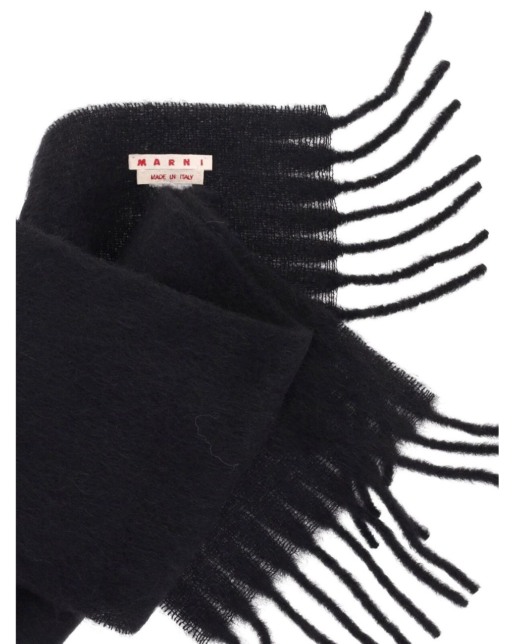Sciarpa In Misto Alpaca di Marni in Black