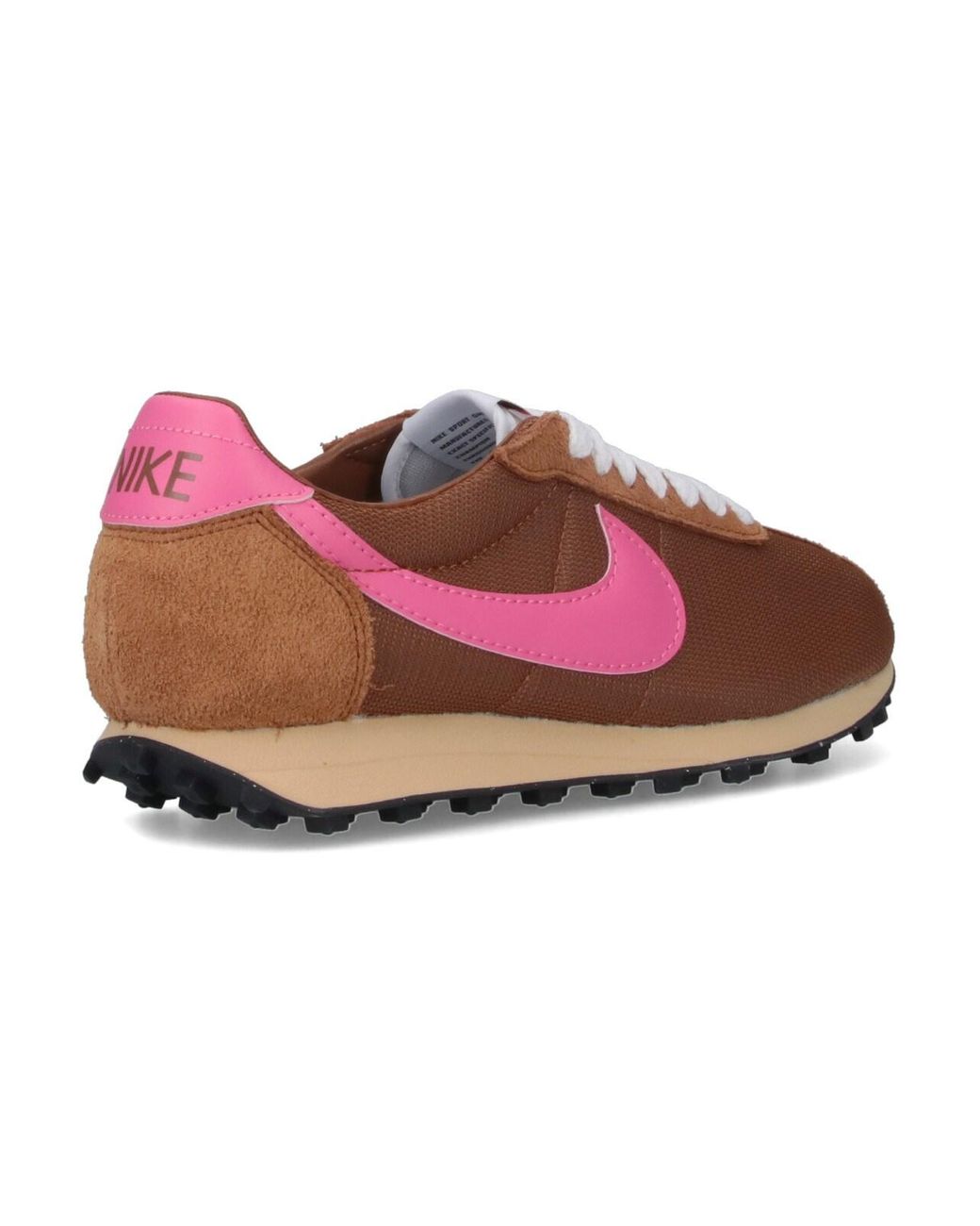 Nike Pink Leather Sneakers for men