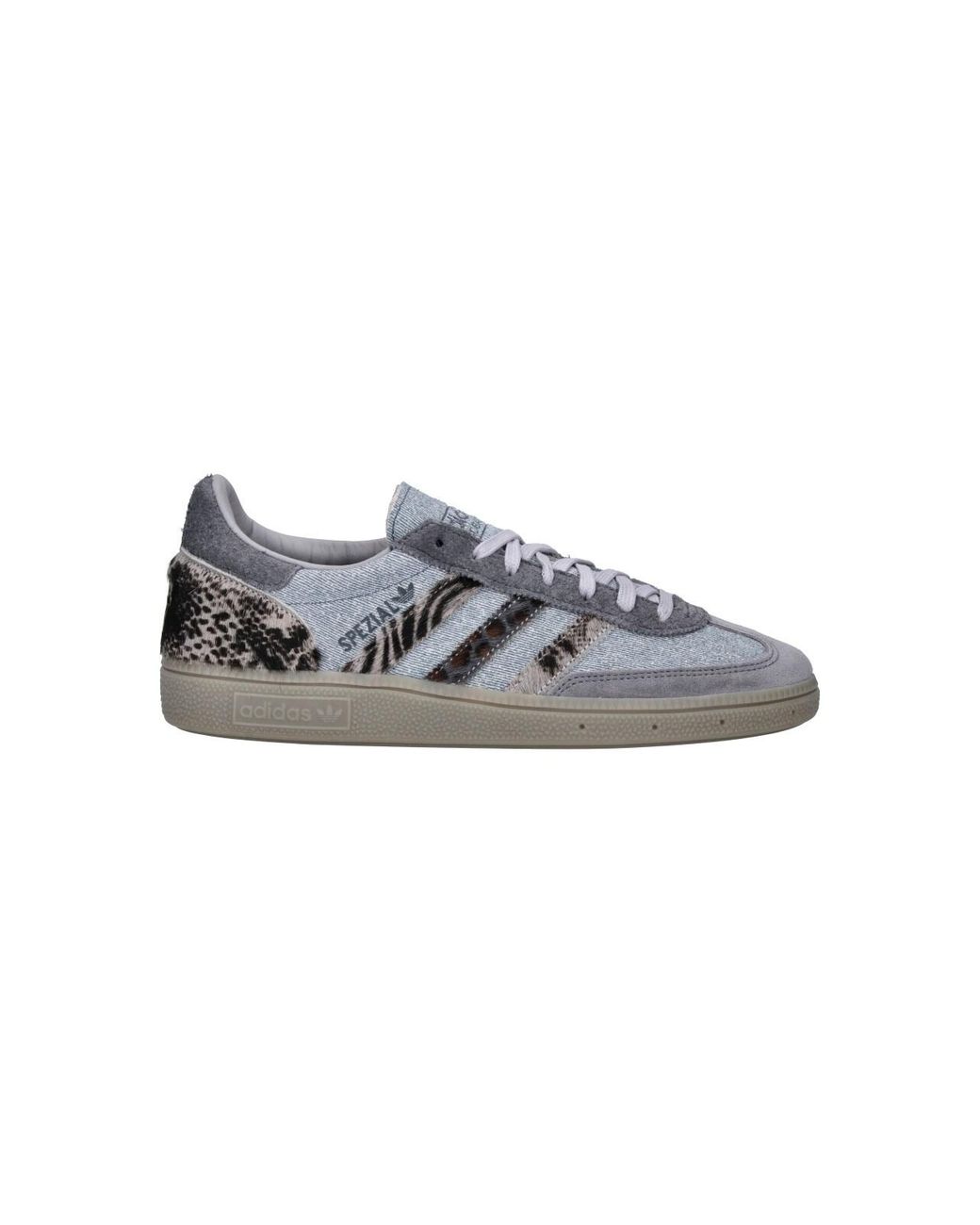 Adidas Blue Low-Top Leather And Textile Sneakers for men