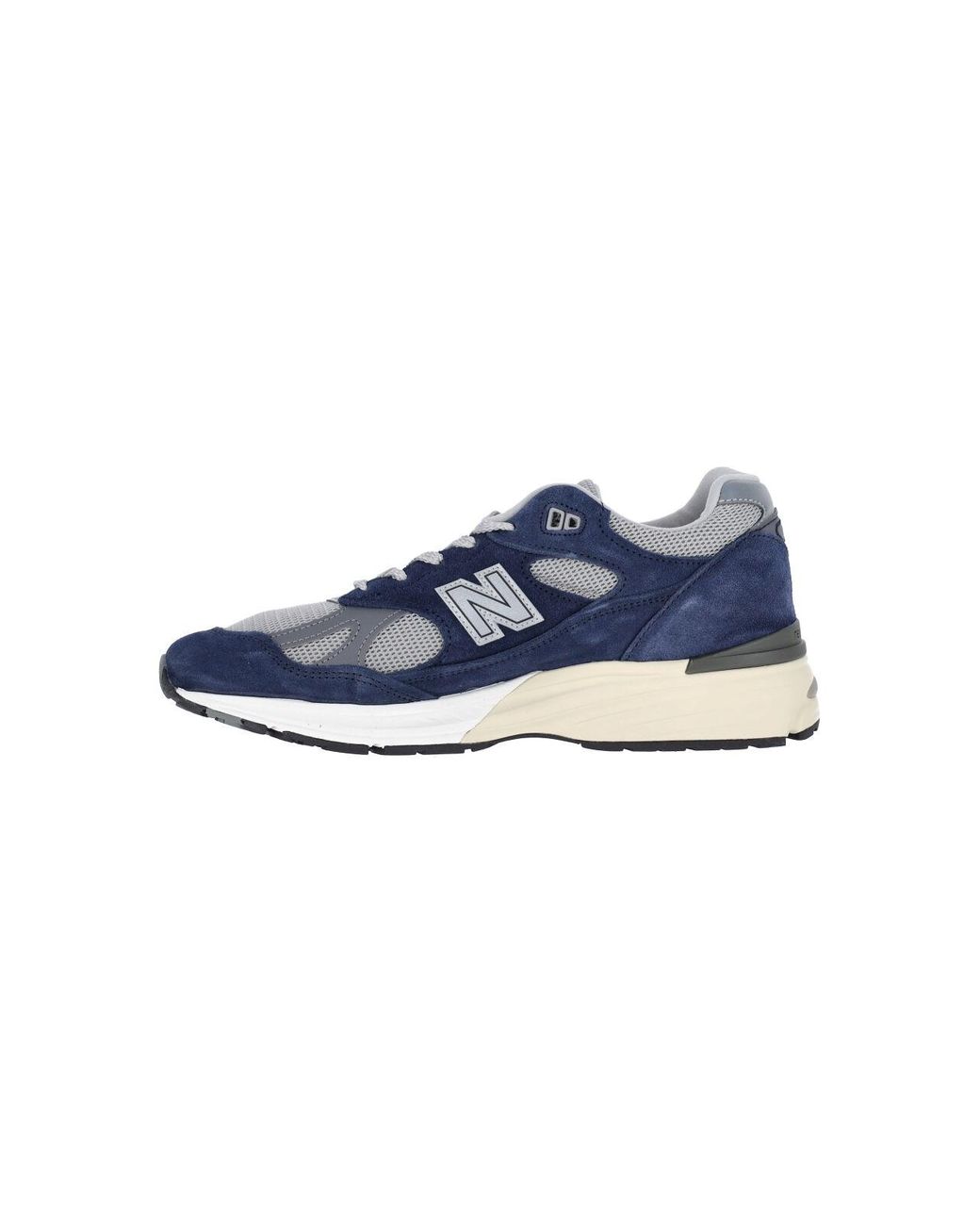 New Balance Blue 991 Suede Mesh Sneaker