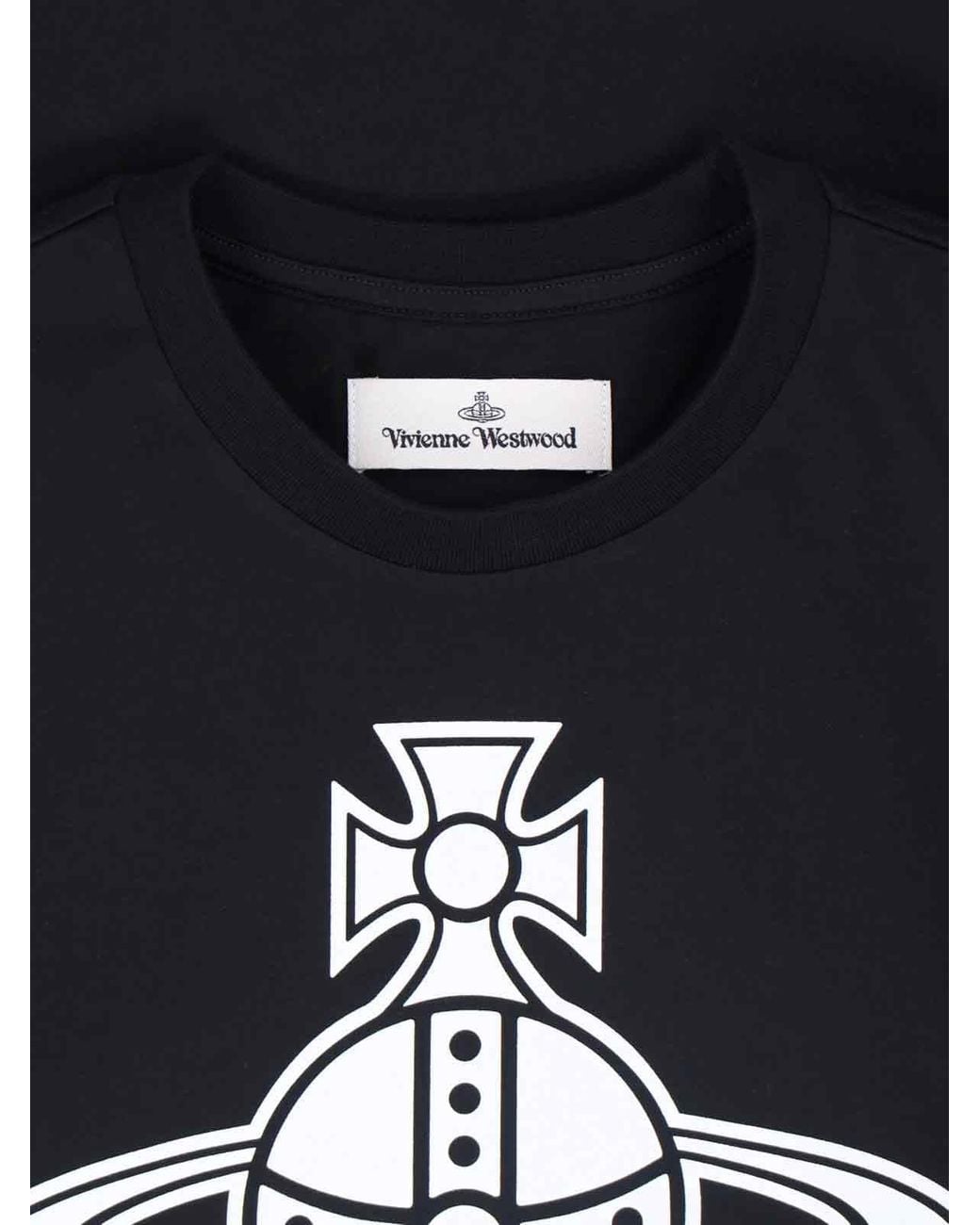 Vivienne Westwood Black T-Shirts And Polos Cotton