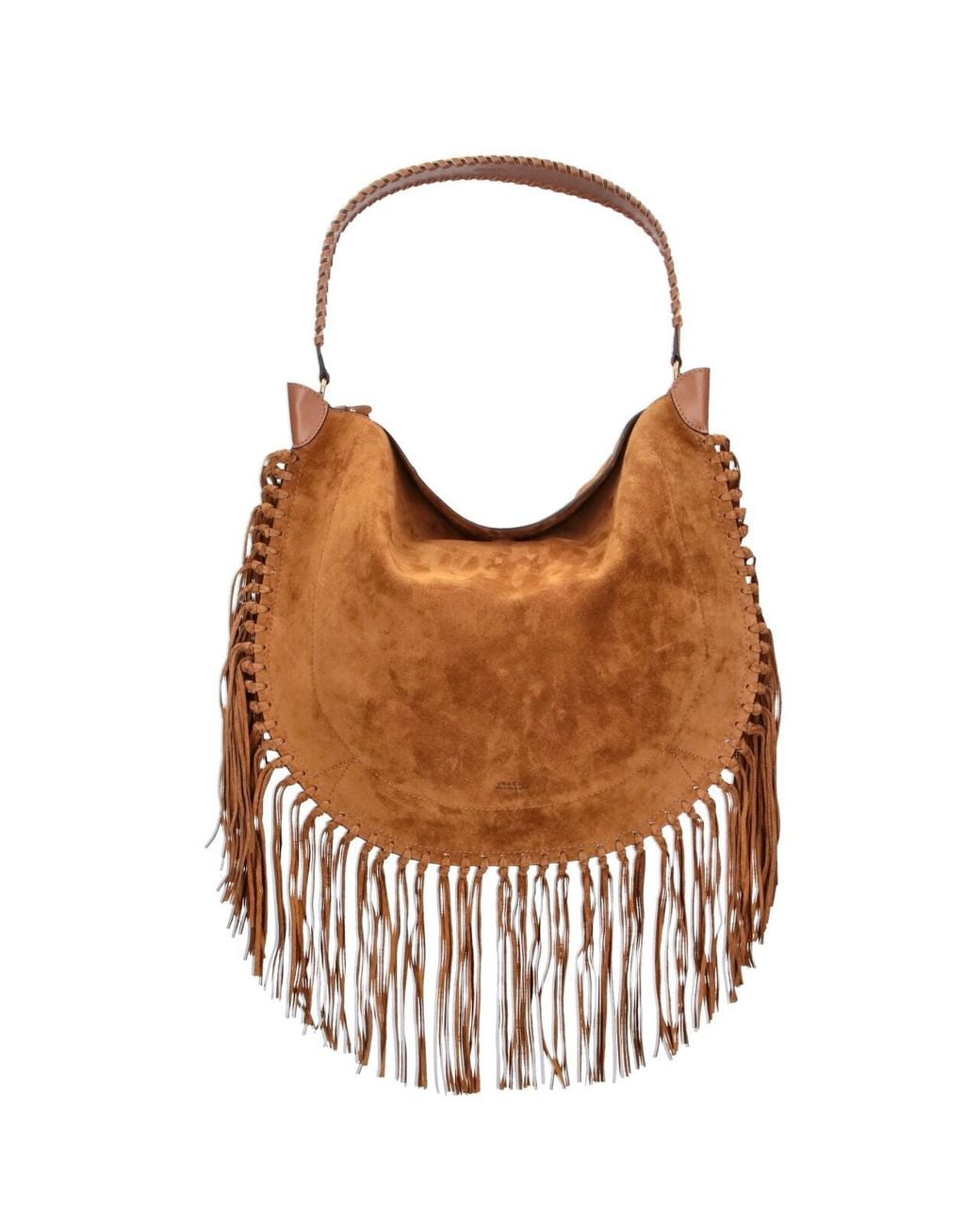 Isabel Marant White Shoulder Bag "Oskan Soft"