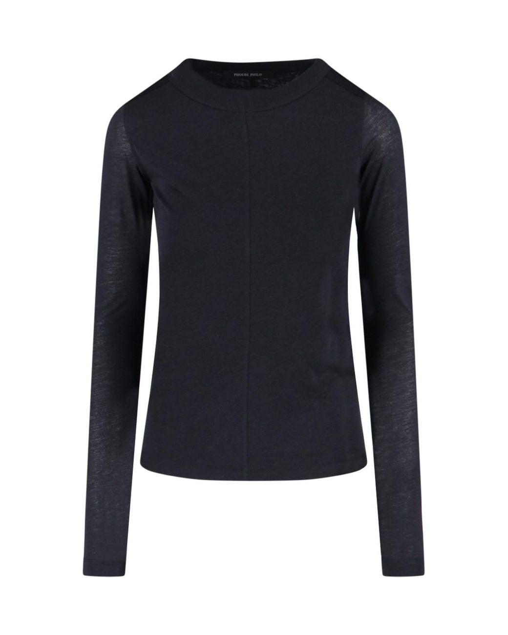 Phoebe Philo Blue Crew-Neck T-Shirt