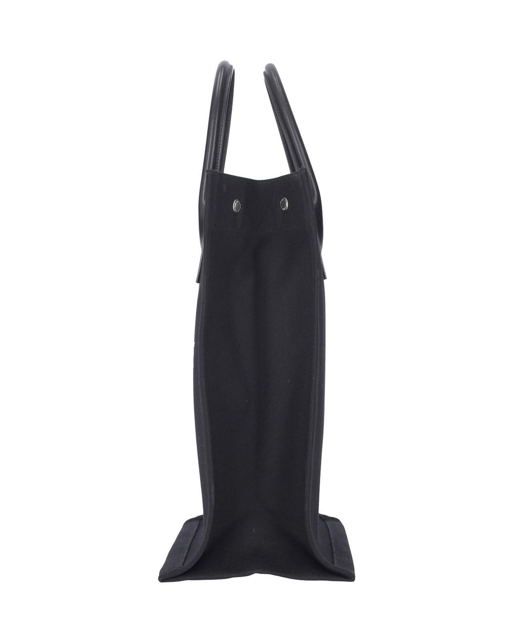 Saint Laurent Black "Rive Gauche" Tote Bag for men