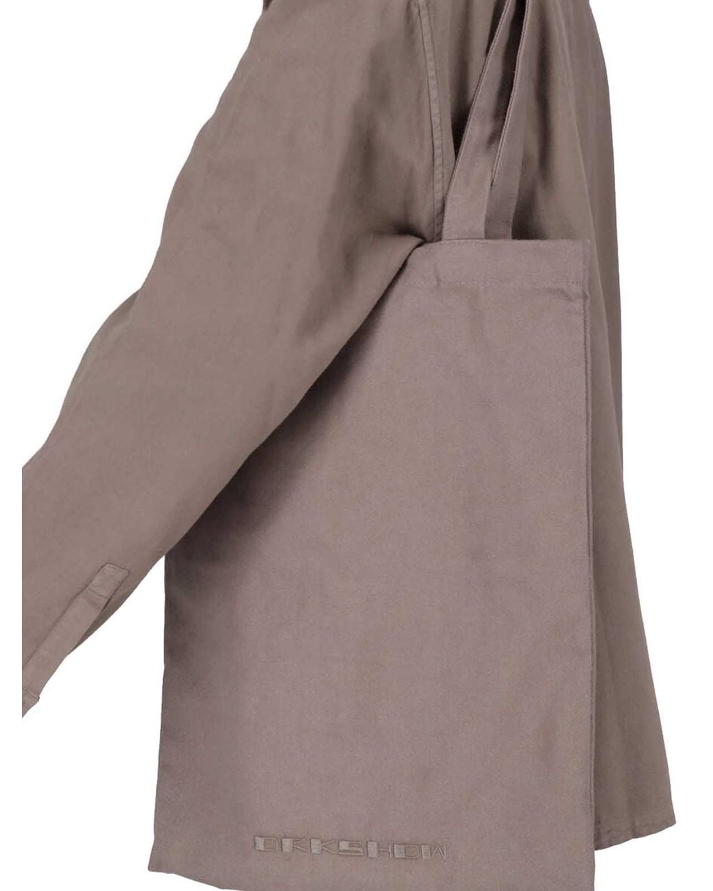 Rick Owens Brown Button-Up Shirt "Jumbo" for men