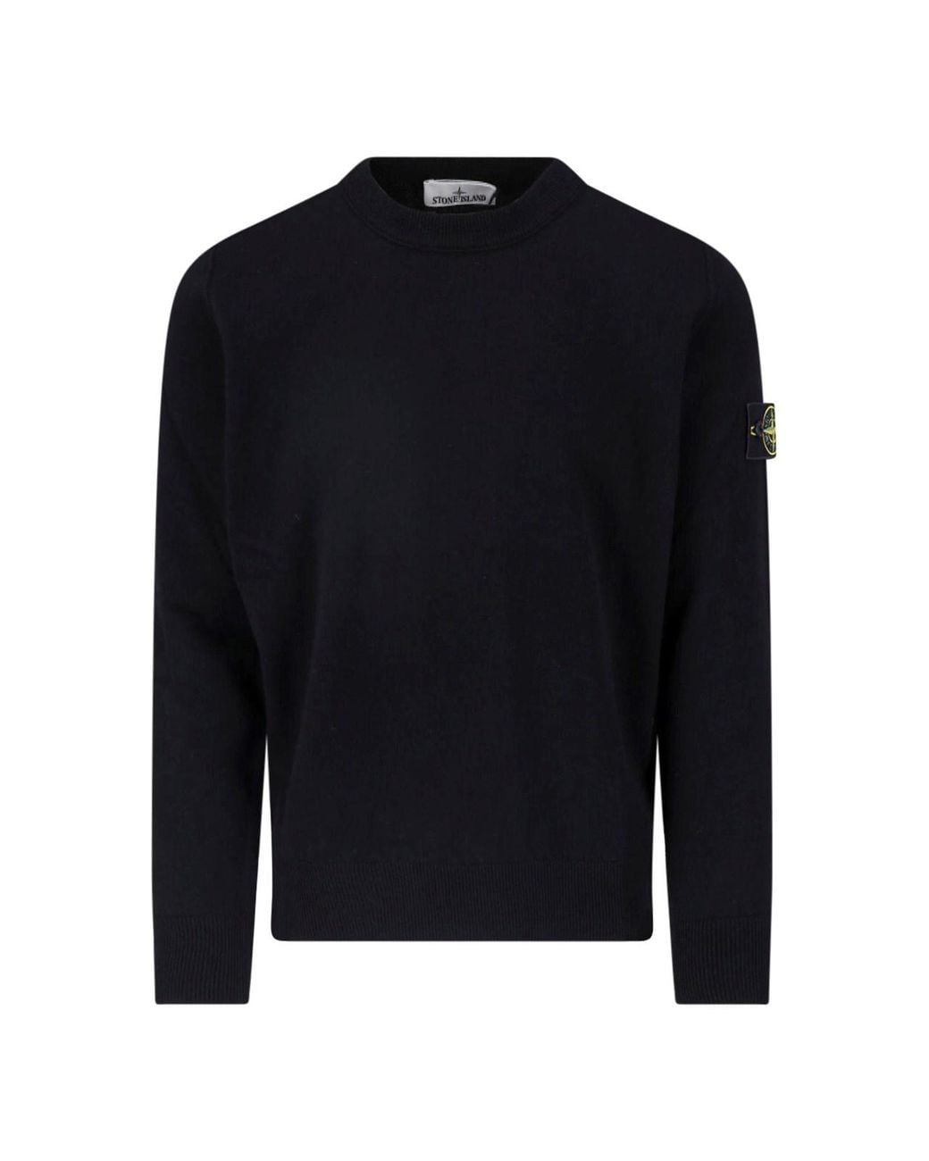 Stone Island Blue Virgin Wool Sweater for men
