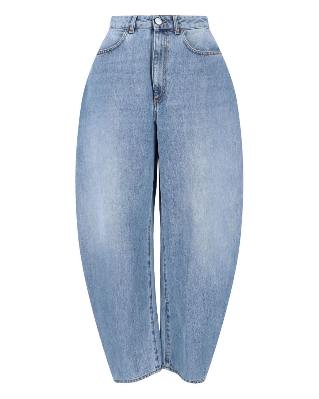 Rohe Blue Wide Rounded Jeans
