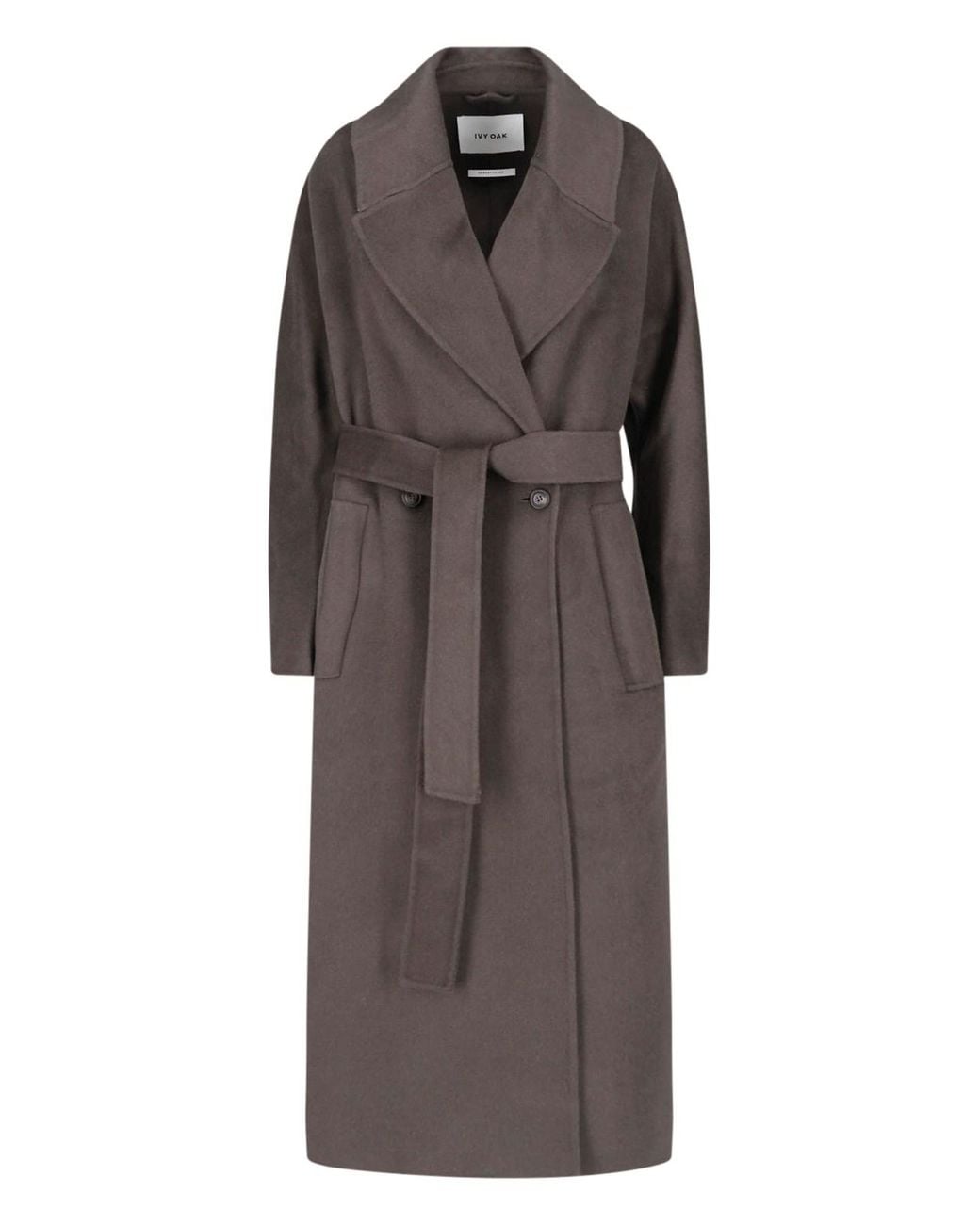 IVY & OAK Gray Wool Coat "Iocybele"