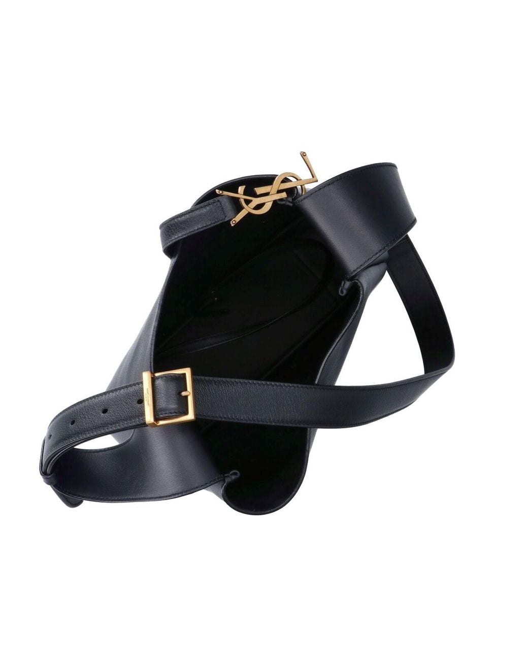 Saint Laurent Black Shoulder Bag "Le 5 À 7"