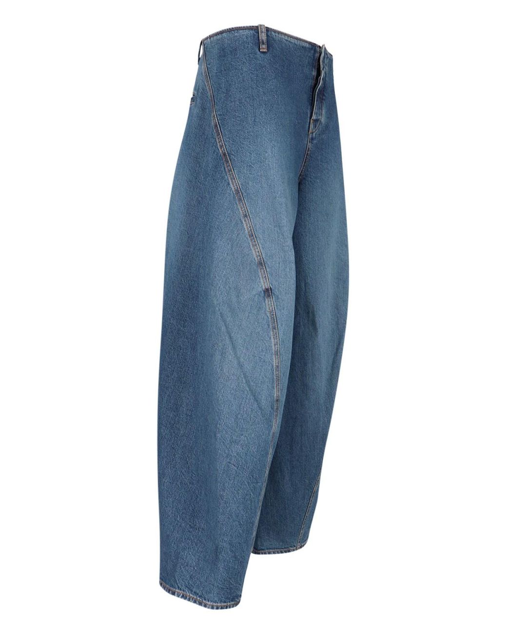 Alaïa Blue Wide-Leg Jeans