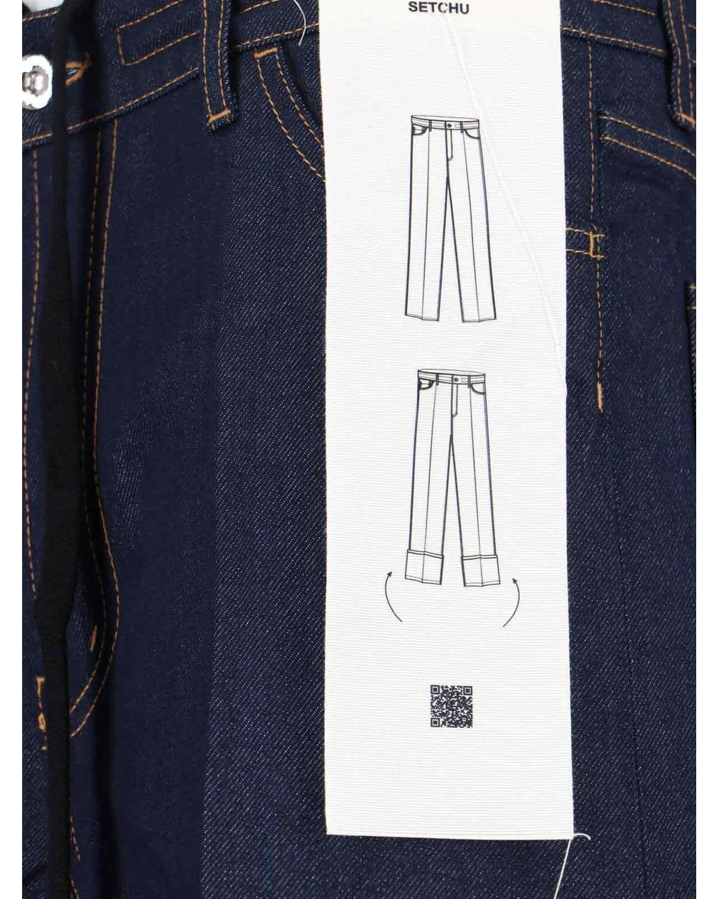 Setchu Blue 'Paper' Jeans