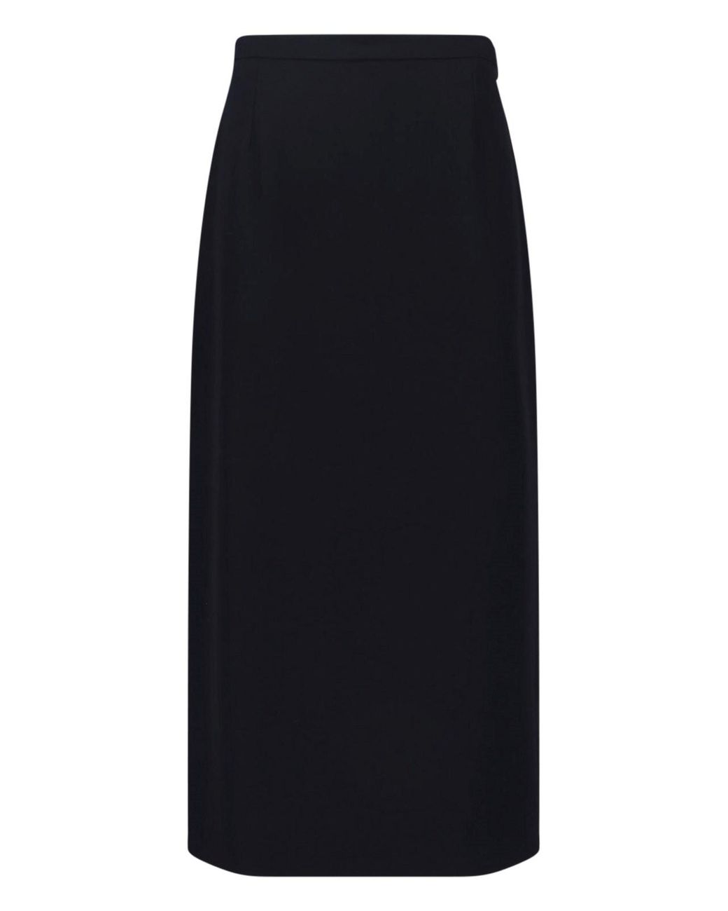 The Row Black Midi Skirt "Edric"