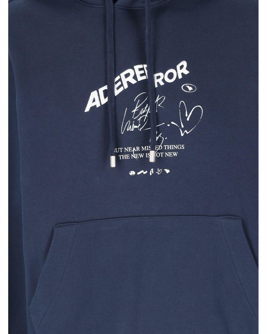 Adererror Blue Logo Hoodie