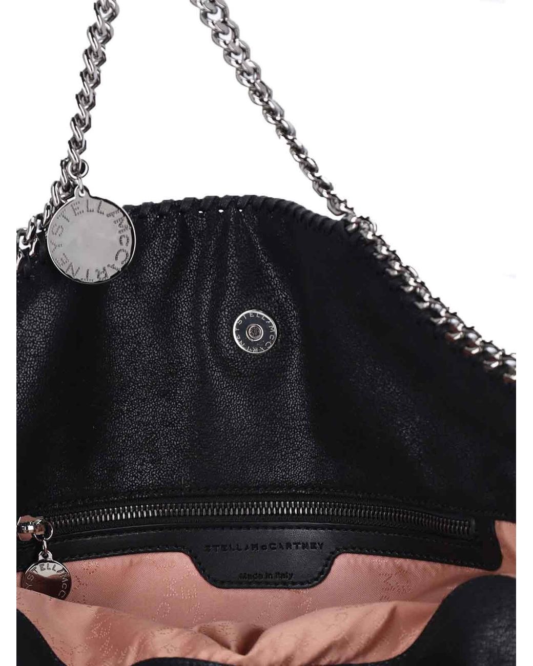Stella McCartney Black “Falabella” Folding Tote Bag