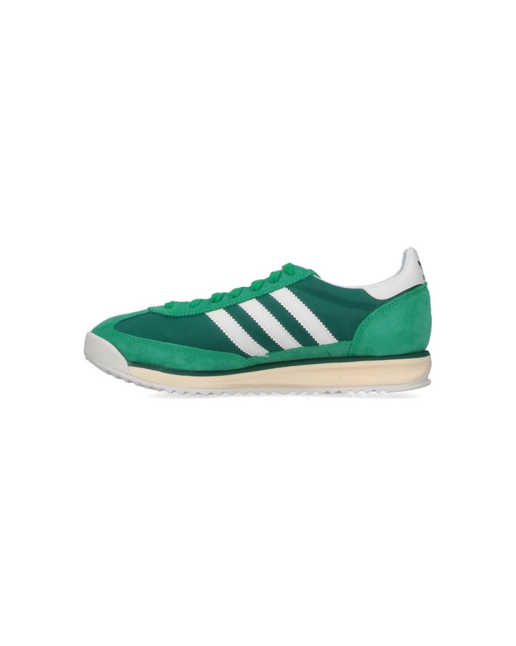 Adidas Green Leather Sneakers for men