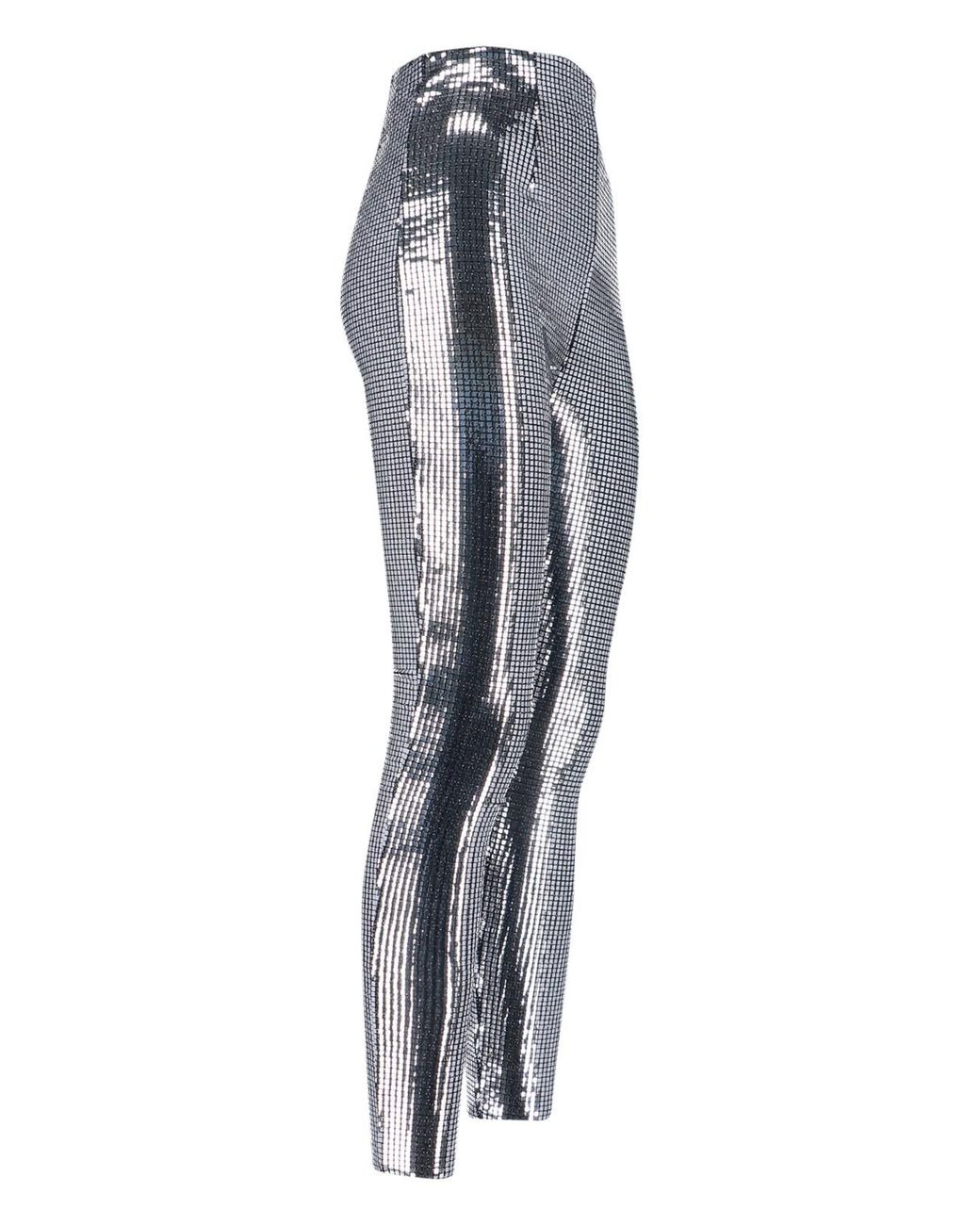 MM6 by Maison Margiela Blue Metallic Sequin Pants