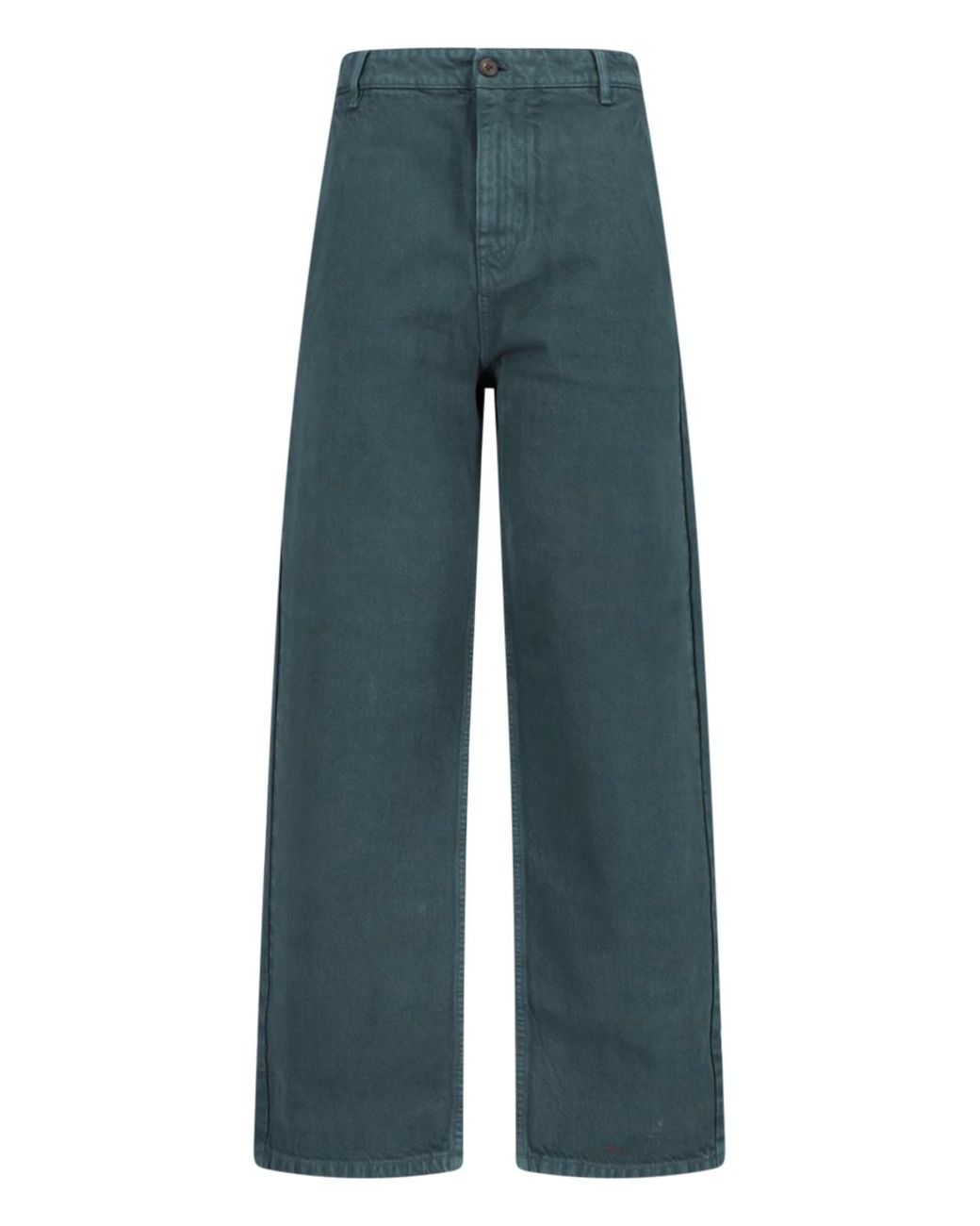 Miu Miu Blue Gabardine Pants