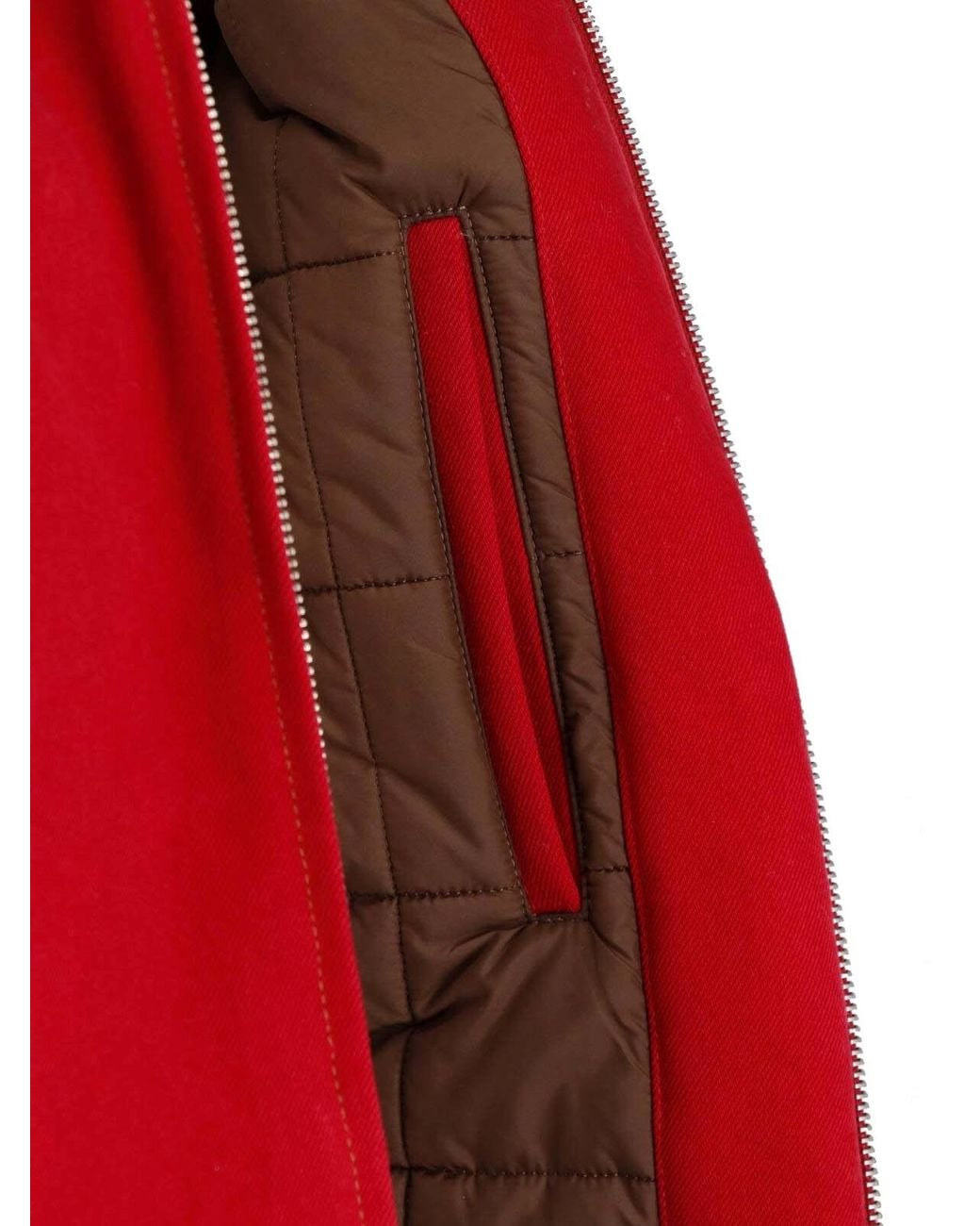 Giacca Zip di AMI in Red da Uomo