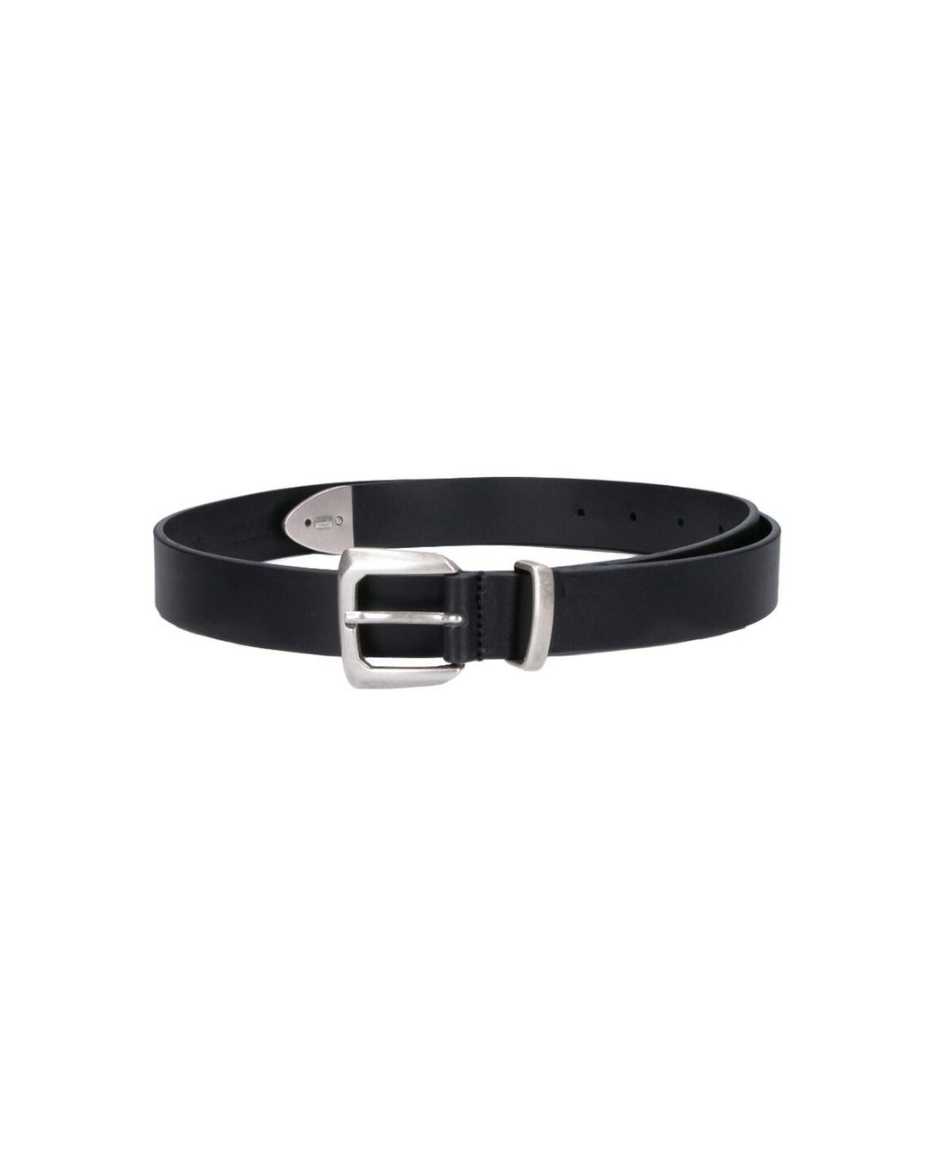 MOLEBO Black Leather Belt