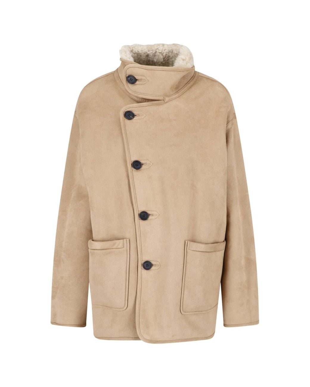 Low Classic Natural Reversible Faux Fur Jacket