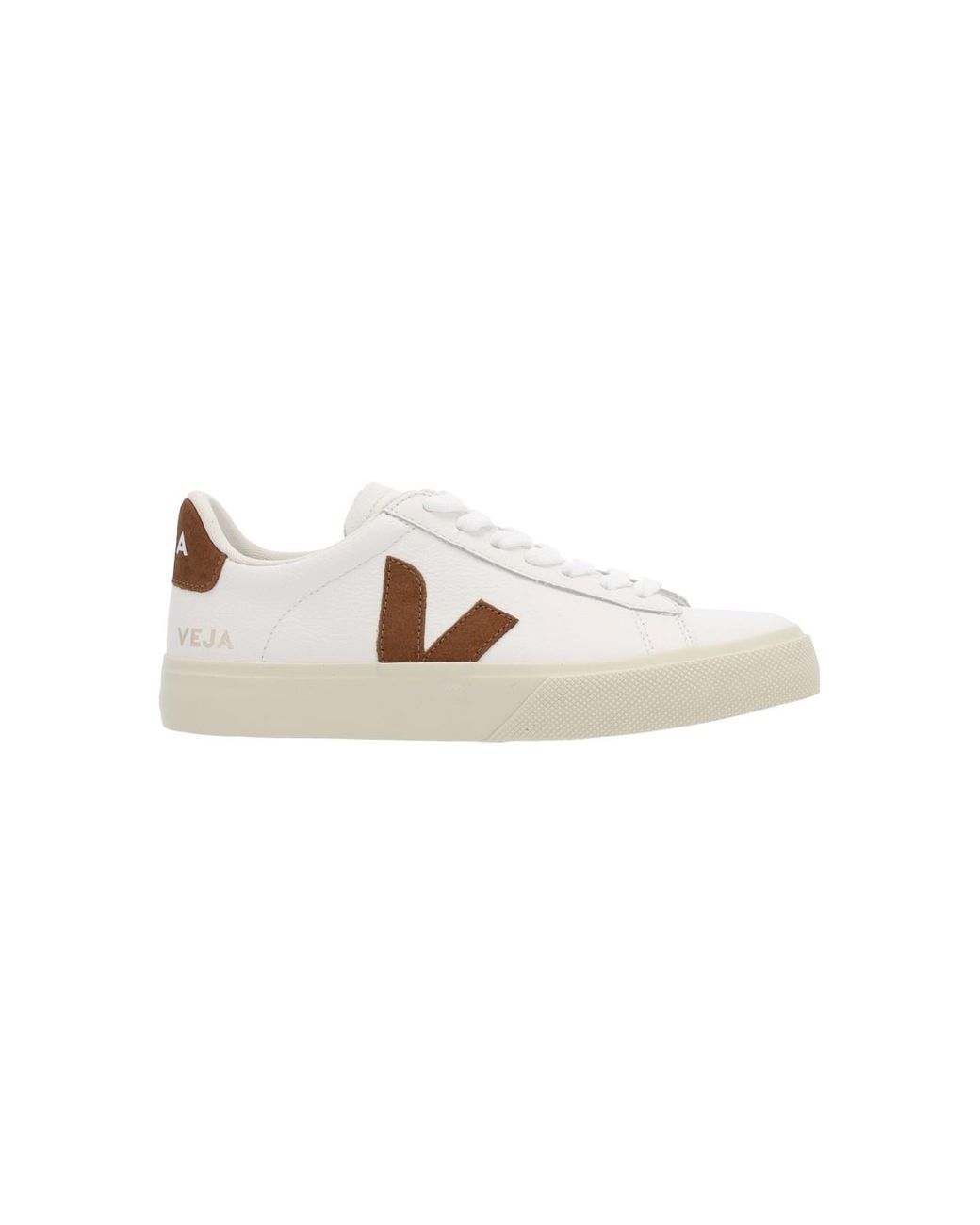 Veja White Low-Top Leather Sneakers