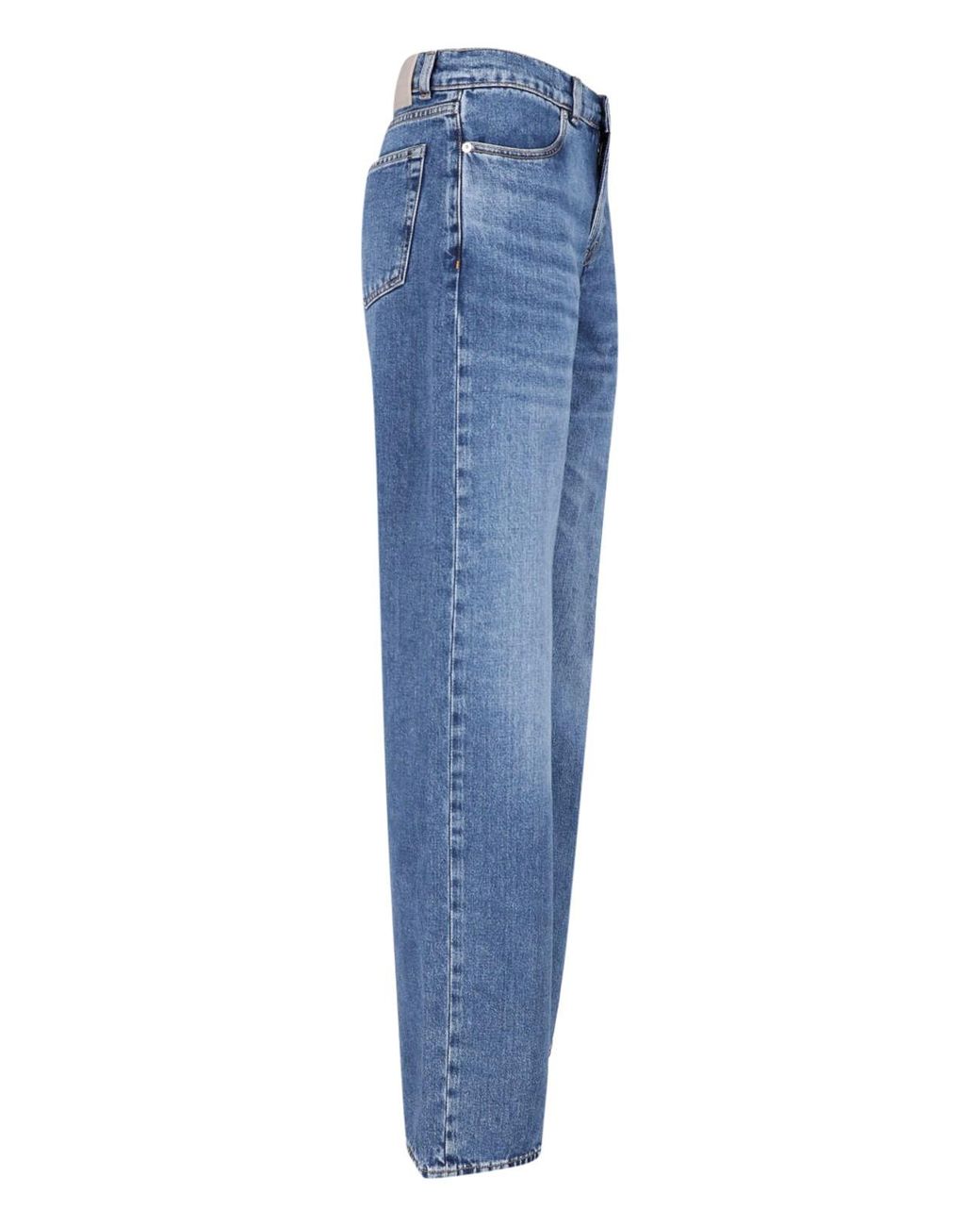 Our Legacy Blue High-Rise Wide-Leg Jeans