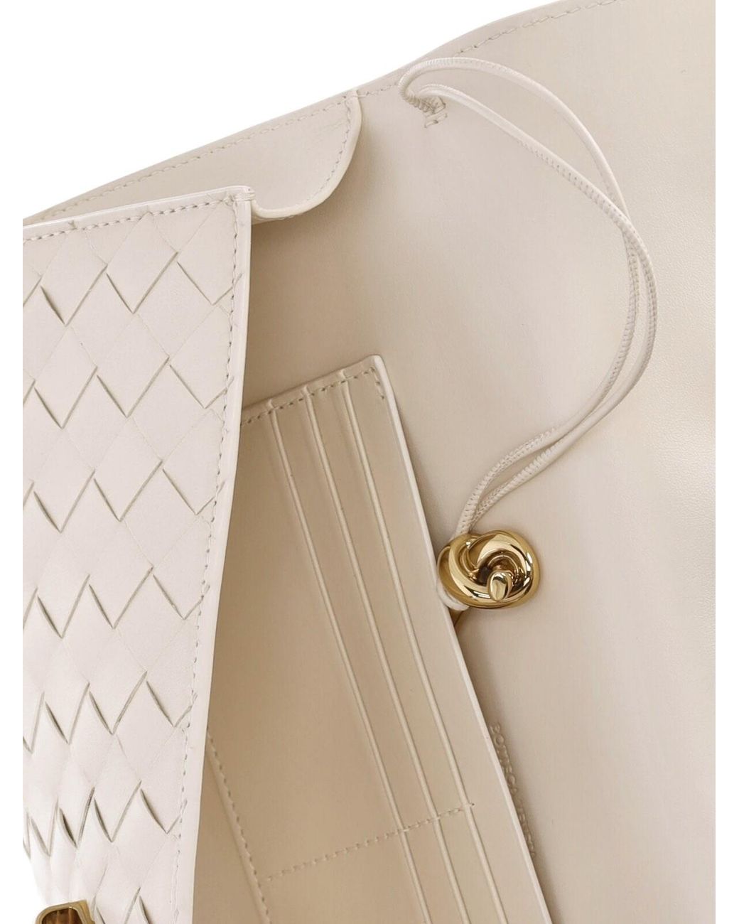 Bottega Veneta Natural Clutch "Andiamo"