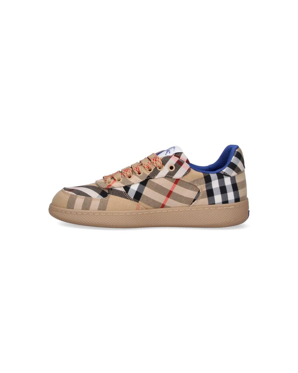 Burberry Natural Sneakers "Terrace Check" for men