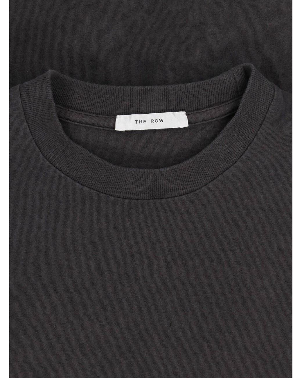 The Row Black T-Shirt "Maiko" for men