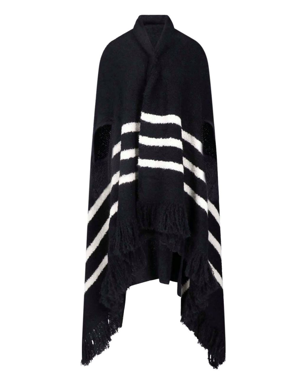 Pampa The Brand Blue Alpaca Wool Cape